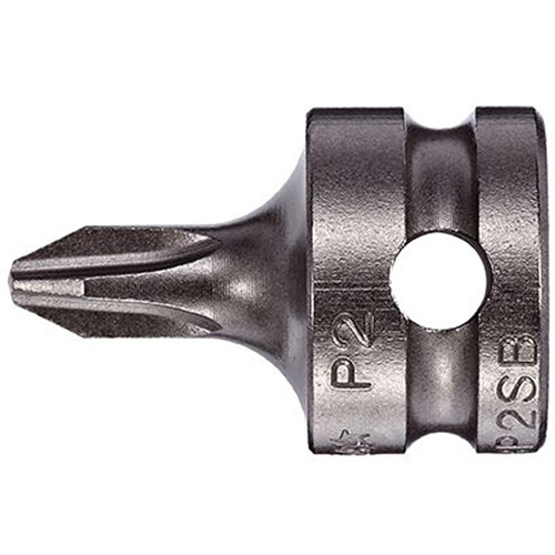 Bit Socket, Phillips, #3 x 1" L, 3/8" Drive