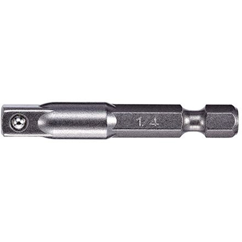 Adapter & Extension, 1/4" Drive Size, 1/4" Male Size, Pin, 6" L