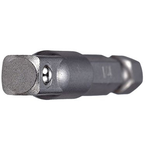Adapter & Extension, 1/4" Drive Size, 1/4" Male Size, Pin, 12" L
