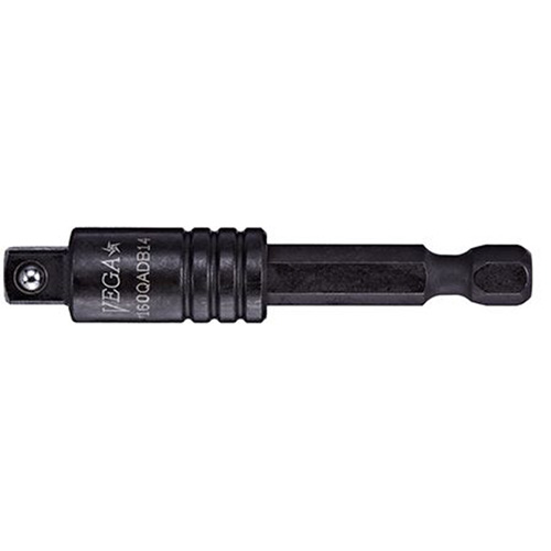 Quick Release Adapter & Extension, 1/4" Drive Size, 1/4" Male Size, Ball, 3" L