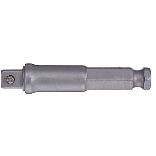 Adapter & Extension, 7/16" Drive Size, 1/2" Male Size, Pin, 3" L