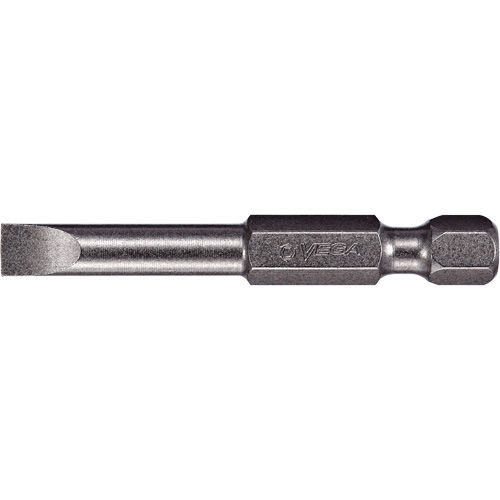 Power Bit, Slot, 0.02 x 0.138 Tip, 1/4" Drive Size, 2" Length