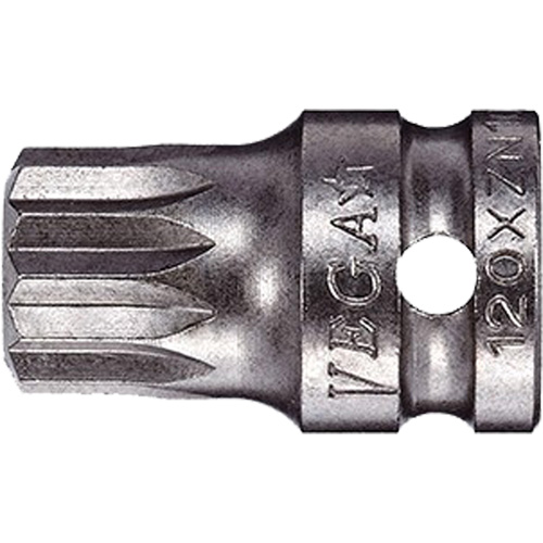 Socket Bit, Triple Square, 8 x 3/4" L, 1/4" Drive