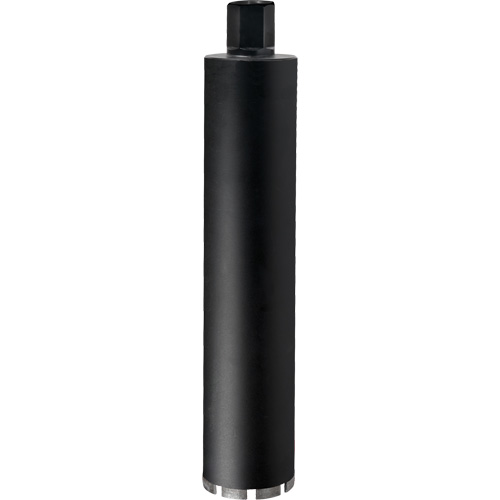 Diamond Ultra Wet Core Drill Bit, 3", 16" Depth of Cut, 1-1/4"-7 Thread