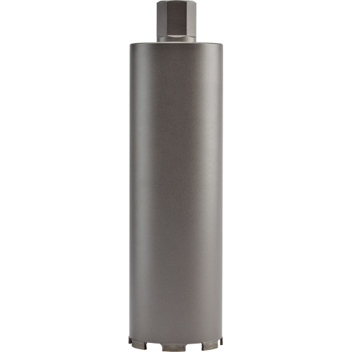 Diamond Ultra Dry Core Drill Bit, 1-1/4", 13" Depth of Cut, 1-1/4"-7 Thread
