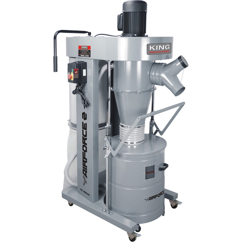 Cyclone Dust Collector, 26" x 47" x 70"