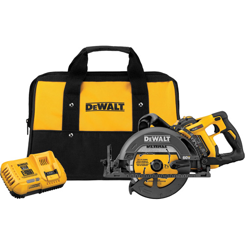 FlexVolt® Worm Drive Style Saw Kit, 7-1/4", 60 V