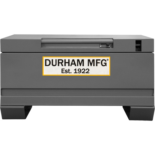 Jobsite Storage Box, 32" x 19" x 17-13/16", Steel, Grey