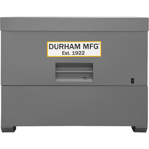 Piano Style Jobsite Storage Box, 60-1/2" W x 34-3/4" D x 49-3/8" H, Grey