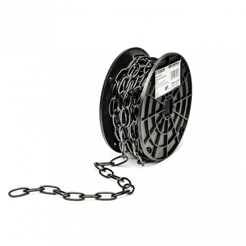 Decorator Chain, Carbon Steel, #10 x 40' (12.2 m) L, 35 lbs. (0.0175 tons) Load Capacity