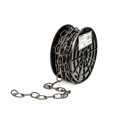 Decorator Chain, Carbon Steel, #10 x 40' (12.2 m) L, 35 lbs. (0.0175 tons) Load Capacity