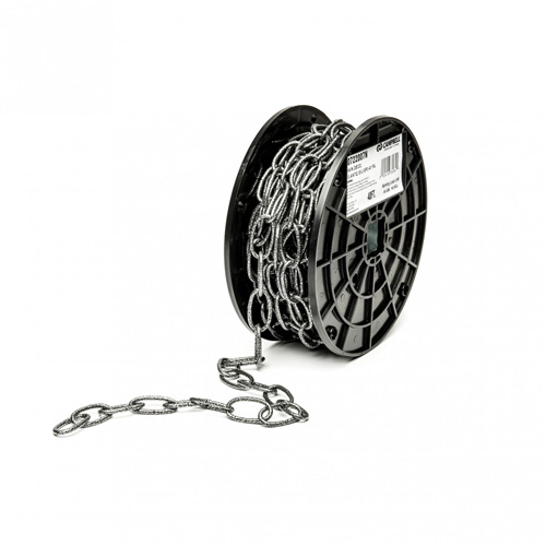 Decorator Chain, Carbon Steel, #10 x 40' (12.2 m) L, 35 lbs. (0.0175 tons) Load Capacity