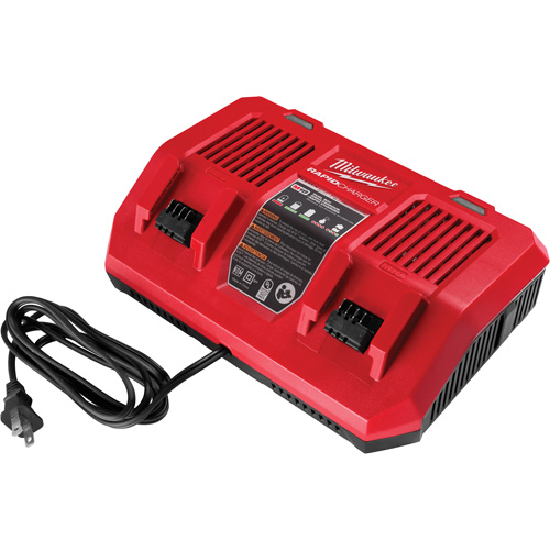 M18™ Dual Bay Simultaneous Rapid Charger, 18 V, Lithium-Ion