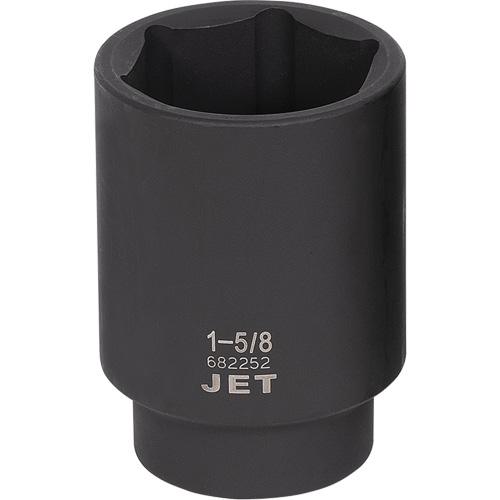 Socket, Impact, 1-5/8", 1/2" Drive, 6 Points, Deep