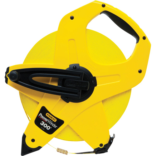 PowerWinder® Long Tape Measure, 1/2" x 300', Imperial Graduations