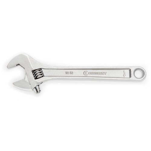 Adjustable Wrench - Boxed, 10" L, 1-5/16"/34 mm Max Width, Chrome