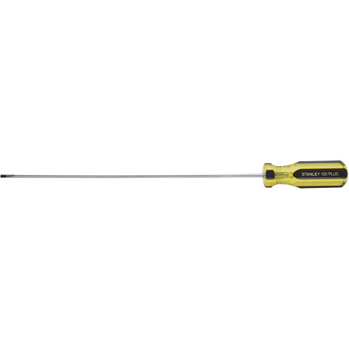100 PLUS® Extra-Light Cabinet Tip Screwdriver, 1/8" Tip, Round, 6-5/8" L, Plastic Handle