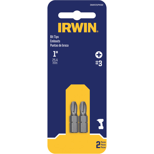 Insert Bits, Phillips, #3, 1/4" Drive