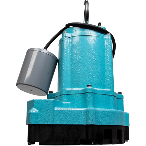 9EC Series Effluent Pump, 70 GPM, 115 V, 7.5 A, 4/10 HP