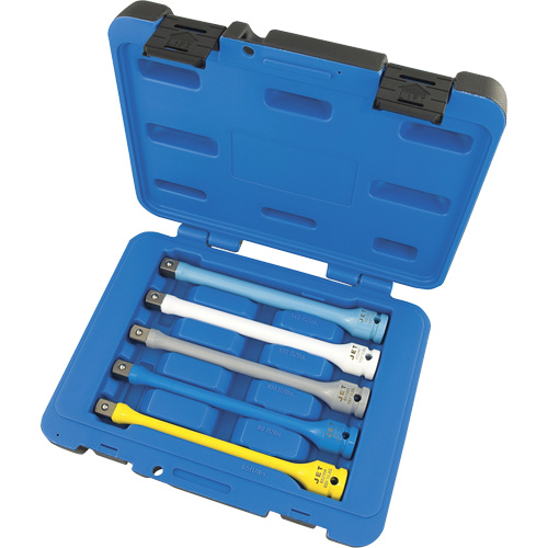 JTLE-5S Torque Limiting Impact Extension Set, 1/2" Drive, 65 ft-lbs./80 ft-lbs./100 ft-lbs./120 ft-lbs./140 ft-lbs. Torque, Multiple