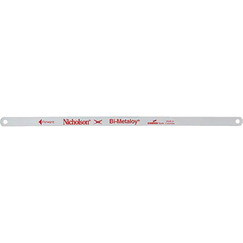 Bi-Metaloy® Hacksaw Blades, Bi-Metal, 10" L, 24 TPI