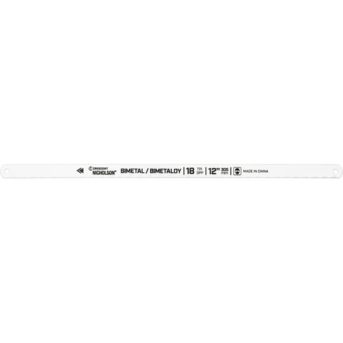 Bi-Metaloy® Hacksaw Blades, Bi-Metal, 12" L, 24 TPI