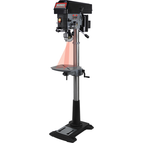 Variable Speed Drill Press, 15", 5/8" Chuck, 3300 RPM