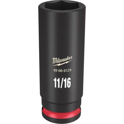 Shockwave™ Impact Duty™ Socket, Power, 11/16", 3/8" Drive, 6 Points, Deep