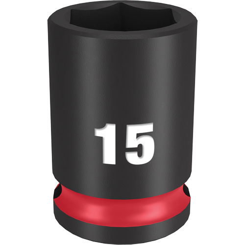 Shockwave™ Impact Duty™ Socket, Power, 15 mm, 3/8" Drive, 6 Points