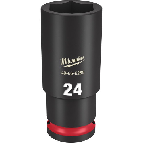 Shockwave™ Impact Duty™ Socket, Power, 24 mm, 1/2" Drive, 6 Points, Deep