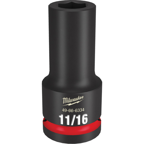 Shockwave™ Impact Duty™ Socket, Power, 11/16", 3/4" Drive, 6 Points, Deep