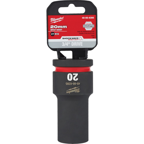 Shockwave™ Impact Duty™ Socket, Power, 2 mm, 3/4" Drive, 6 Points, Deep