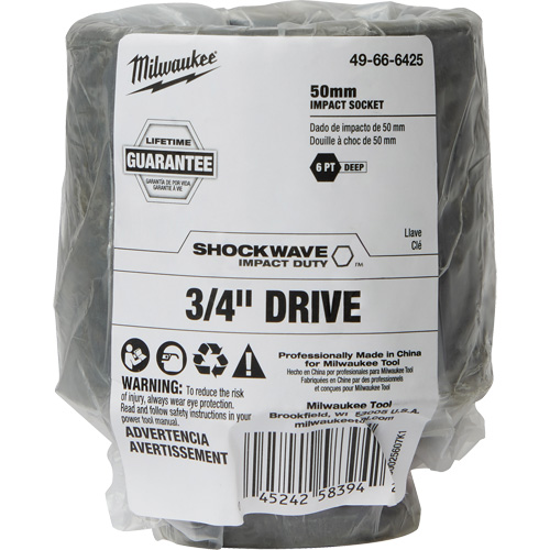 Shockwave™ Impact Duty™ Socket, Power, 5 mm, 3/4" Drive, 6 Points, Deep