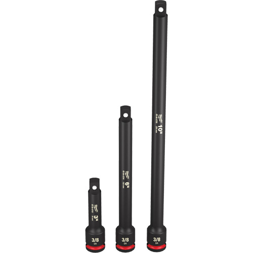 Shockwave™ Impact Duty™ Socket Extension Set, Impact, 3/8" Drive, 3"/6"/10" L