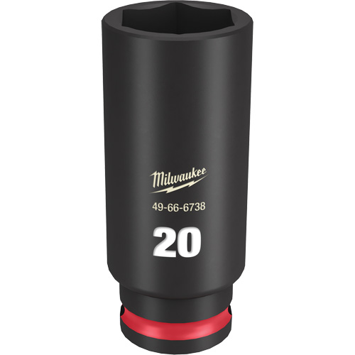Shockwave™ Impact Duty™ Socket, Impact, 2 mm, 3/8" Drive, 6 Points, Deep