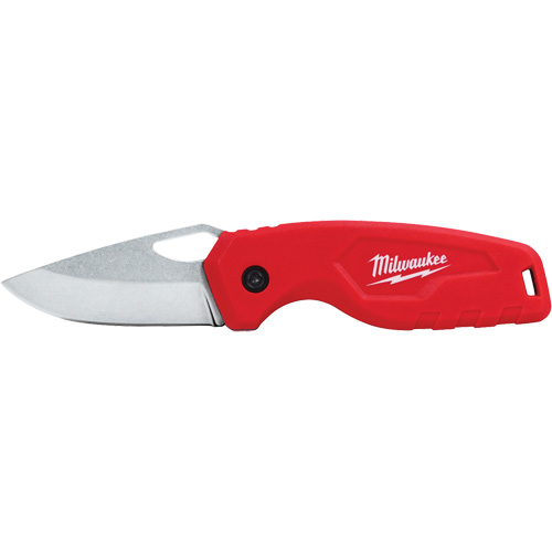Compact Folding Knife, 2-1/2" Blade, Stainless Steel Blade, Metal Handle