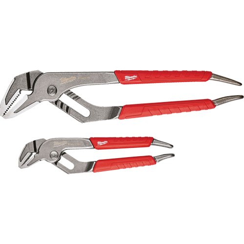 6" & 10" Comfort Grip Straight Jaw Pliers Set, 2 Pieces