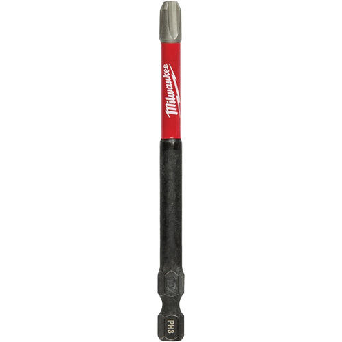 Shockwave™ Impact Duty™ Screwdriver Bit, Phillips, #3 Tip, 1/4" Drive Size, 3-1/2" Length