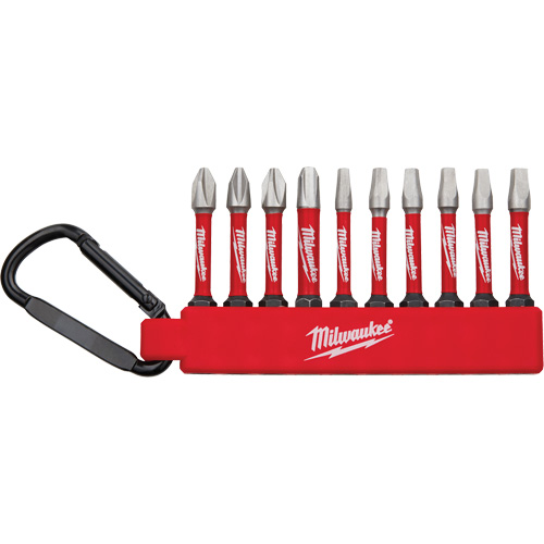 Shockwave™ Impact Driver Bit Set, 10 Pcs., Phillips/Square