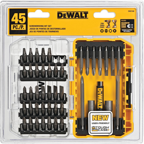 Screwdriving Set with ToughCase®+ System, 45 Pcs.