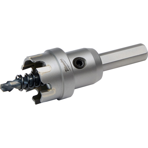 One-Piece Carbide Hole Cutters, 1", 3/16" Depth of Cut