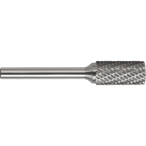 DRILLCO Magnum Double Cut Solid Carbide Burr, SA-1, 1/4" Dia., 1/4" Shank, 5/8" Depth of Cut