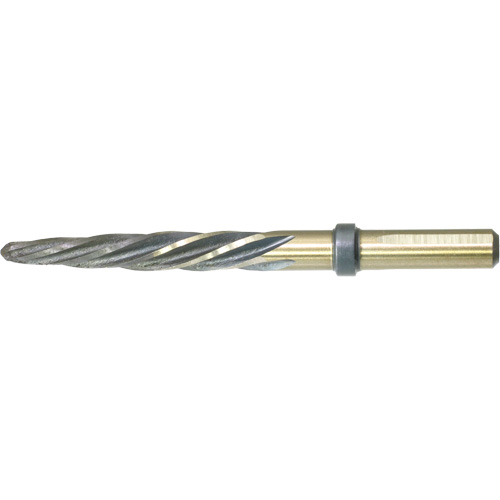 DRILLCO Nitro Construction Reamer, 11/16", Spiral Flute, High Speed Steel, Straight Shank
