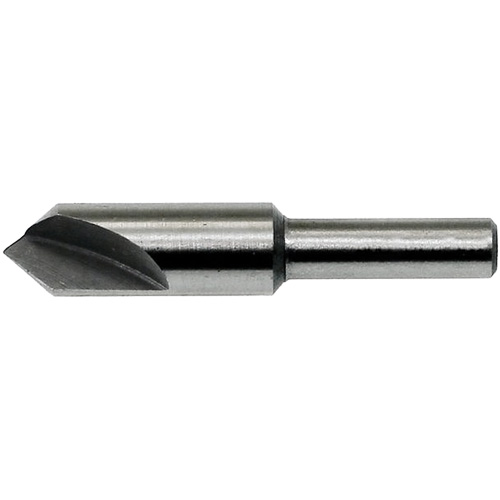 DRILLCO Countersink, 1/2", High Speed Steel, 82° Angle, 1 Flutes