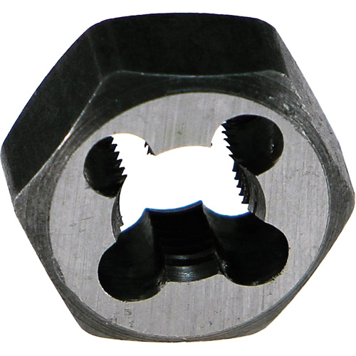 DRILLCO Hex Rethreading Die, 1-7/16" Dia., 3/4"-10 Thread, Carbon Steel