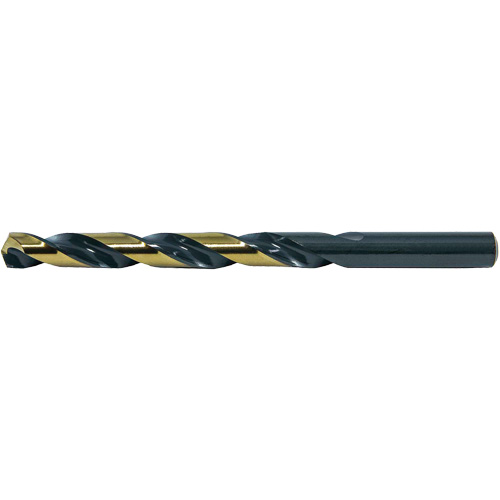 DRILLCO Heavy-Duty Jobber Drill Bit, High Speed Steel, #56, 1-3/4" L, 3/4" Flute, 135° Point Angle