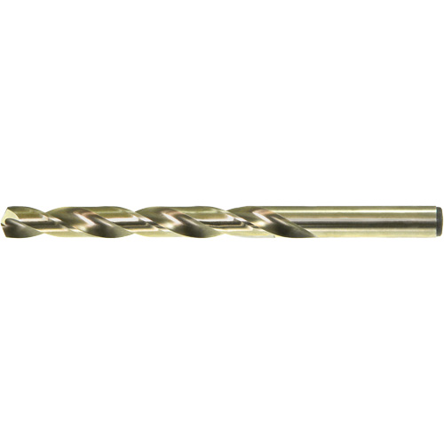 DRILLCO Jobber Drill Bit, Cobalt, 1/4", 4" L, 2-3/4" Flute, 135° Point Angle