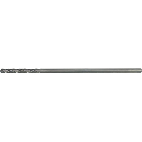DRILLCO Aircraft Extension Drill Bit, 1/4", High Speed Steel, 2-3/4" Flute, 135° Point