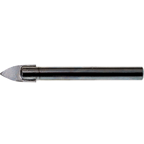 DRILLCO Glass & Tile Bit, 3/8", Carbide