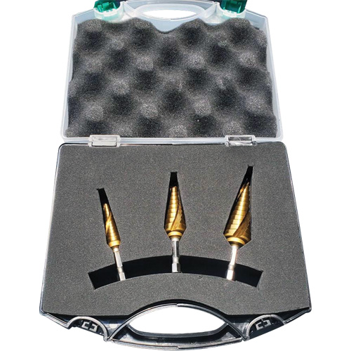 DRILLCO Step Drill Set, 3 Pieces